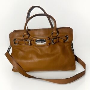 Michael Kors Large‎ Leather Hamilton East West  Satchel Tote Handbag Retired